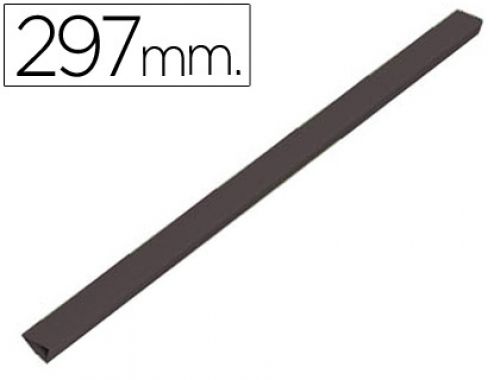 Lombadas plastico para encadernacao, preto a4 , Branca , 5197 , 4005546204727